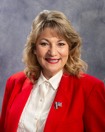 Portrait photograph of Senator Theresa Manzella